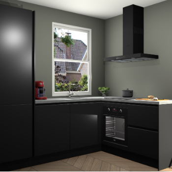 Zwarte greeploze keuken Phuket 110570