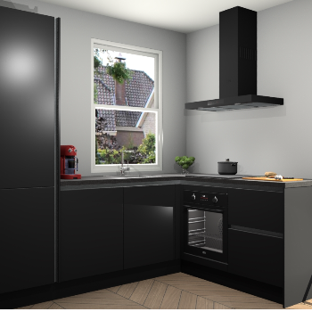 Zwarte greeploze keuken Phuket 110573