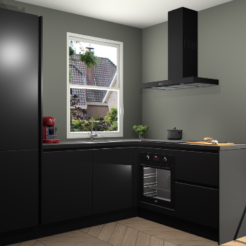 Zwarte greeploze keuken Phuket 110576