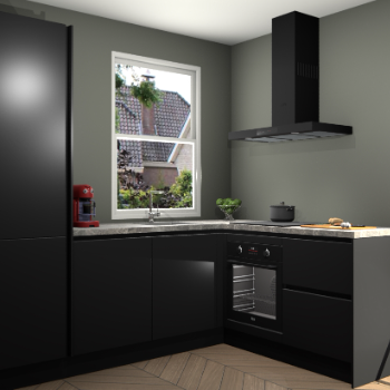 Zwarte greeploze keuken Phuket 110582