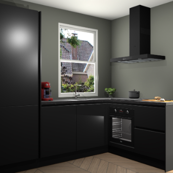 Zwarte greeploze keuken Phuket 110593