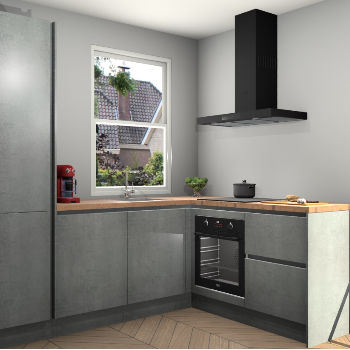 Beton Parelgrijs greeploze keuken Phuket 110670