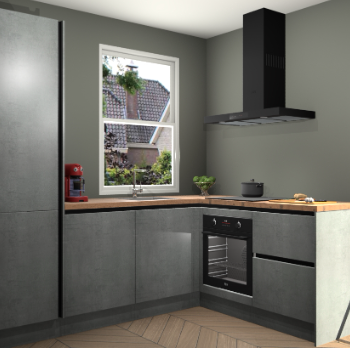 Beton Parelgrijs greeploze keuken Phuket 110673