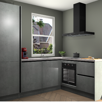 Beton Parelgrijs greeploze keuken Phuket 110727