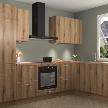 Goud Eiken keuken Geneve 110065