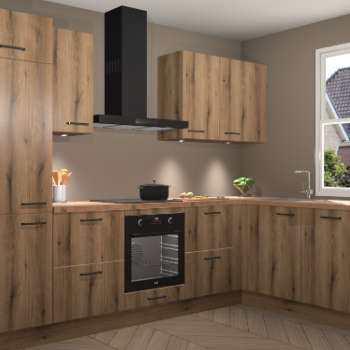 Goud Eiken keuken Geneve 110068