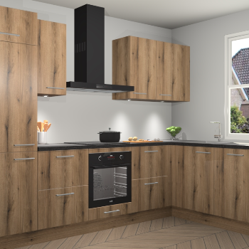 Goud Eiken keuken Geneve 110090