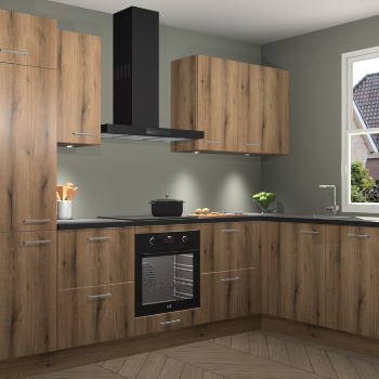 Goud Eiken keuken Geneve 110091