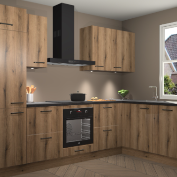 Goud Eiken keuken Geneve 110094