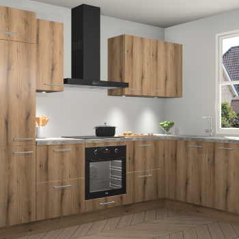 Goud Eiken keuken Geneve 110096