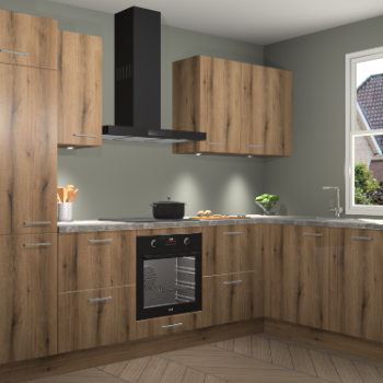 Goud Eiken keuken Geneve 110097