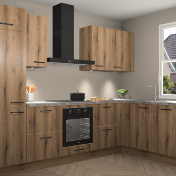 Goud Eiken keuken Geneve 110099