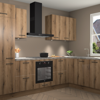 Goud Eiken keuken Geneve 110100