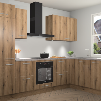 Goud Eiken keuken Geneve 110108