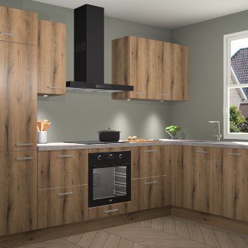 Goud Eiken keuken Geneve 110109