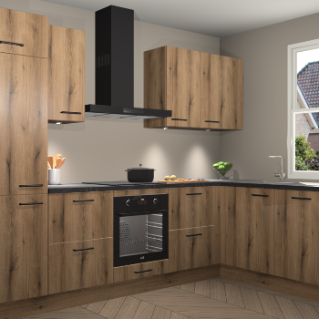 Goud Eiken keuken Geneve 110118