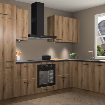 Goud Eiken keuken Geneve 110119