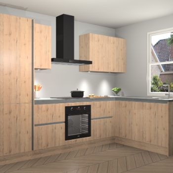 Madera Natuur greeploze keuken Bazel 110612