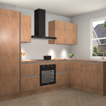 Astoria Eiken greeploze keuken Bazel 110676