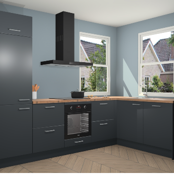 Onyxgrijze keuken Salzburg 110843