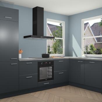 Onyxgrijze keuken Salzburg 110868