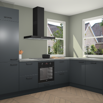 Onyxgrijze keuken Salzburg 110878