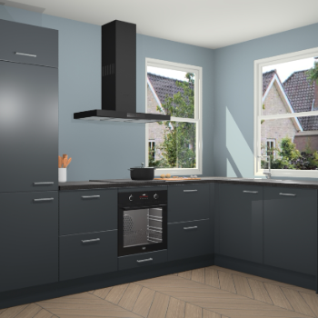 Onyxgrijze keuken Salzburg 110869