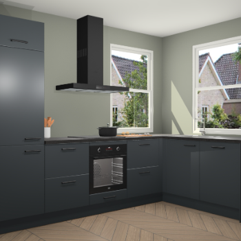 Onyxgrijze keuken Salzburg 110879