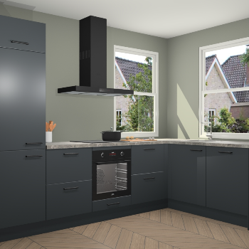 Onyxgrijze keuken Salzburg 110880