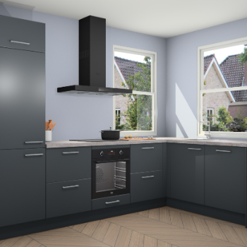 Onyxgrijze keuken Salzburg 110866