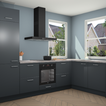 Onyxgrijze keuken Salzburg 110871