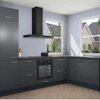 Onyxgrijze keuken Salzburg 110867