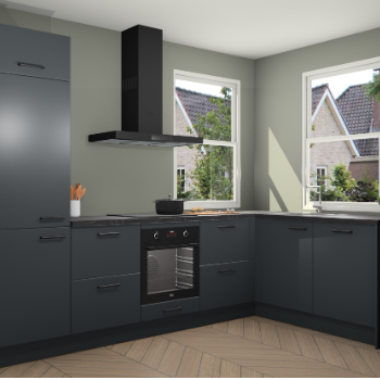 Onyxgrijze keuken Salzburg 110882