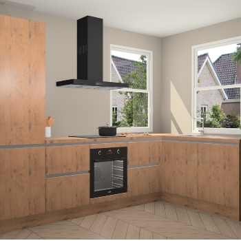 Astoria Eiken greeploze keuken Salzburg 110798