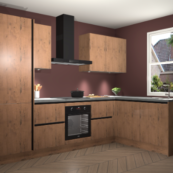 Astoria Eiken greeploze keuken Bazel 110691