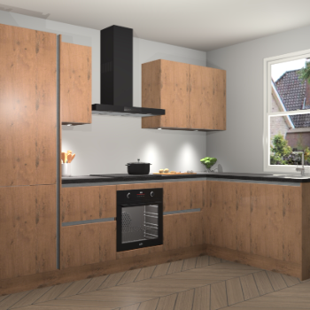 Astoria Eiken greeploze keuken Bazel 110695