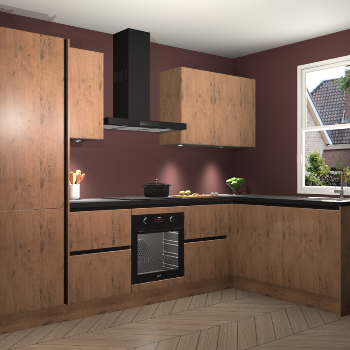 Astoria Eiken greeploze keuken Bazel 110698