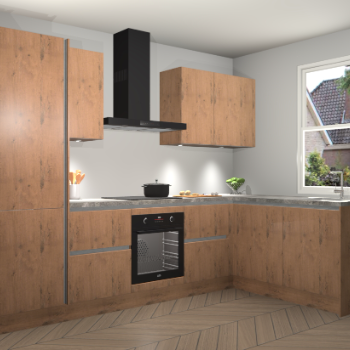 Astoria Eiken greeploze keuken Bazel 110778