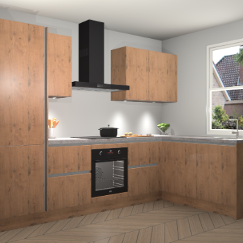 Astoria Eiken greeploze keuken Bazel 111003