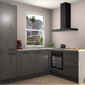 Beton antraciet keuken Phuket 110912