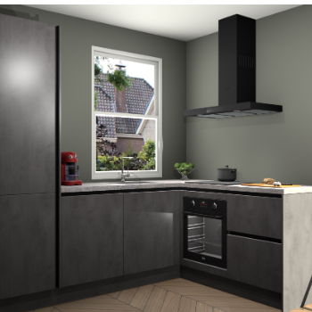 Beton Antraciet greeploze keuken Phuket 110920