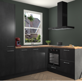 Beton Zwarte keuken Phuket 110927