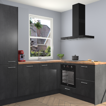 Beton Zwarte keuken Phuket 110928