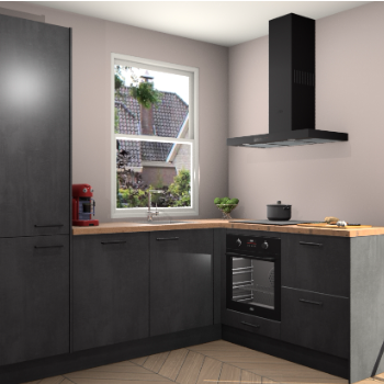 Beton Zwarte keuken Phuket 110930