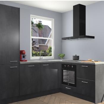 Beton Zwarte keuken Phuket 111186