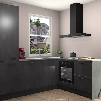 Beton Zwarte keuken Phuket 111188