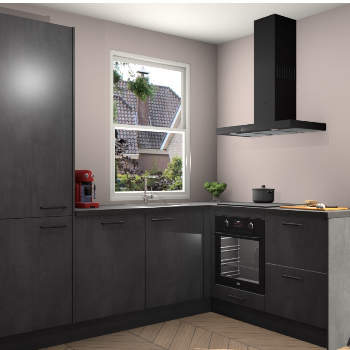 Beton Zwarte keuken Phuket 111194