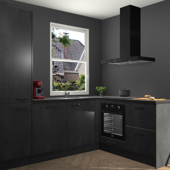 Beton Zwarte keuken Phuket 111195