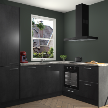 Beton Zwarte keuken Phuket 111265