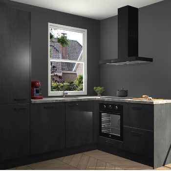 Beton Zwarte keuken Phuket 111201